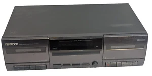 Kenwood Double Cassette Tape Deck CT-201 Dual Audio Player Dolby Stereo ASIS - Picture 1 of 10