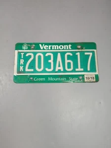 License Plate Vermont Green Mountain State Maple Tree #203A617 Expired - Picture 1 of 7