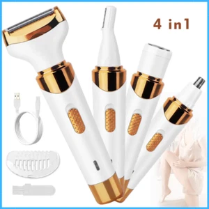 Rasoio Elettrico Donna Epilatore Depilatore peli Naso Viso Corpo senza fili usb - Foto 1 di 10