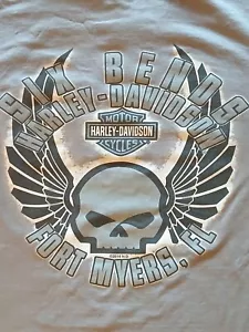 Harley Davidson 2014 Six Bends Fort Meyers FL T-Shirt M grau Biker Shirt - Bild 1 von 11