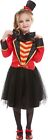 Smiffys 52169L Deluxe Ringmaster Costume, Girls, Red