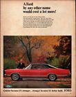 Vintage Ad 1967 Ford Galaxie 500 Retro Car Auto Vehicle Red Side View   01/28/24