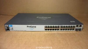 HP J9085A 2610-24 ProCurve Managed Switch 24x Port 10/100 + 2x SFP + EXCL EARS - Afbeelding 1 van 3