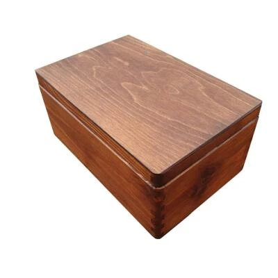 Caja/Baúl de Madera Sin Asas y Tapa 30cmx20cmx13.5cm Color Marrón Foto 1 de 4
