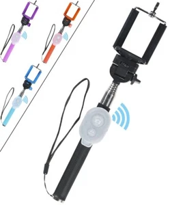 Teleskop Stab Selfie Stick Polaroid mit Bluetooth und Fernauslöser bis zu 95 cm - Bild 1 von 9