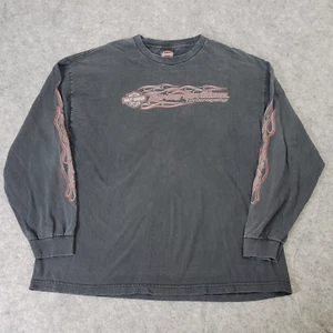 Harley Davidson T-Shirt Men’s 2XLarge Bonnie And Clyde Allen Texas 2 Sided Faded - Picture 1 of 11