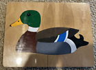 Nashco Dave Tibbetts design Vintage children's wooden puzzle - Duck (12" x 9")