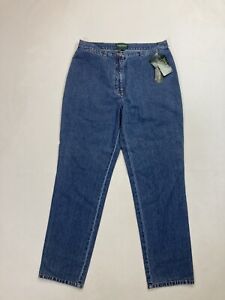 RALPH LAUREN SLIM FIT Jeans - UK14 W34 L32 - Blue - New With Tags - Women’s