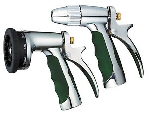 Spray Nozzle - Heavy Duty Durable 9 Function Adjustable High Grade Metal - Tough