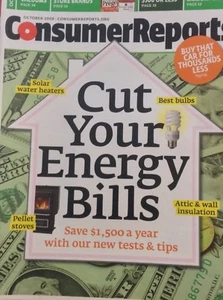 Consumer Reports Magazine Cut Your Energy Bills October 2009 032818nonrh - Imagen 1 de 1