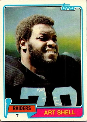 1981 Topps Art Shell #43 - Raiders - Image 1 of 2