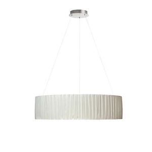 Dainolite Carla 1Lt 32W Chandelier, White/White - CRA-2432LEDC-WH - Picture 1 of 1