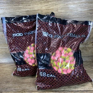 Spyder 500 Count Paintballs x 2 bicolore guscio/riempimento 68cal (1000 palline di vernice)  - Foto 1 di 4