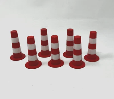 Vintage Hasbro Amaze-A- Matics 1969 Traffic Cones - Set Of 7 - Image 1 of 4