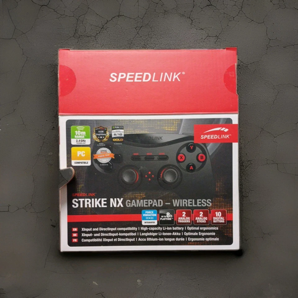 STRIKE NX Gamepad - kabellos - für PC, schwarz - NEU - Bild 1 von 1