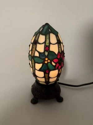 Tiffany Style Lamp 8” Tall - Image 1 of 3