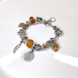 Pulsera Willabee & Ward NOVIEMBRE Dije Danbury Pastel de Acción de Gracias Pavo 7.5-8.5 - Imagen 1 de 11