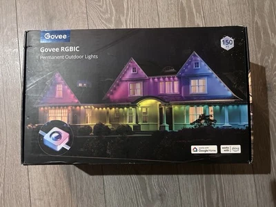 Govee Rgbic Permanent Outdoor Lights 150ft, White - Image 1 of 4