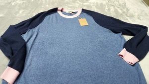 Boden Large blau pink Colour Block Meg Sattelärmel Pullover neu mit Etikett - Bild 1 von 7