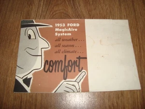 Vintage 1953 Ford MagicAire System All Weather All Season All Climate Comfort - Bild 1 von 2