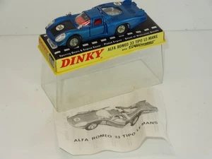 Dinky 210 ALFA ROMEO 33 TIPO LE MANS - ULTRA RARE BLUE VERSION - Picture 1 of 11
