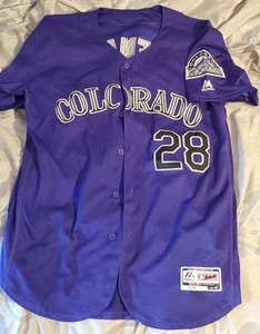 Nolan Arenado Majestic Flexbase Size 44 L/XL Colorado Rockies Jersey - Picture 1 of 5