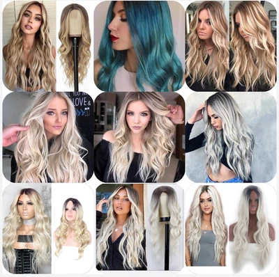 New Toupee Sexy Women's Sheitel Curly Natural Dark Brown Straight Human Hair Wig - Image 1 of 4