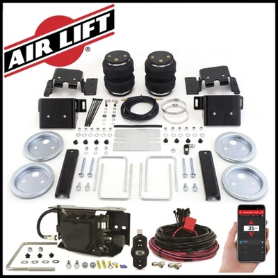 Bolsas de resorte de aire y compresor inalámbrico Air Lift 5000 11-19 Silverado 2500 3500 HD Foto 1 de 4