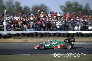 ALFA ROMEO 184T RICCARDO PATRESE 35MM SLIDE PHOTOGRAPH 1984 BELGIAN GP ZOLDER - Picture 1 of 3