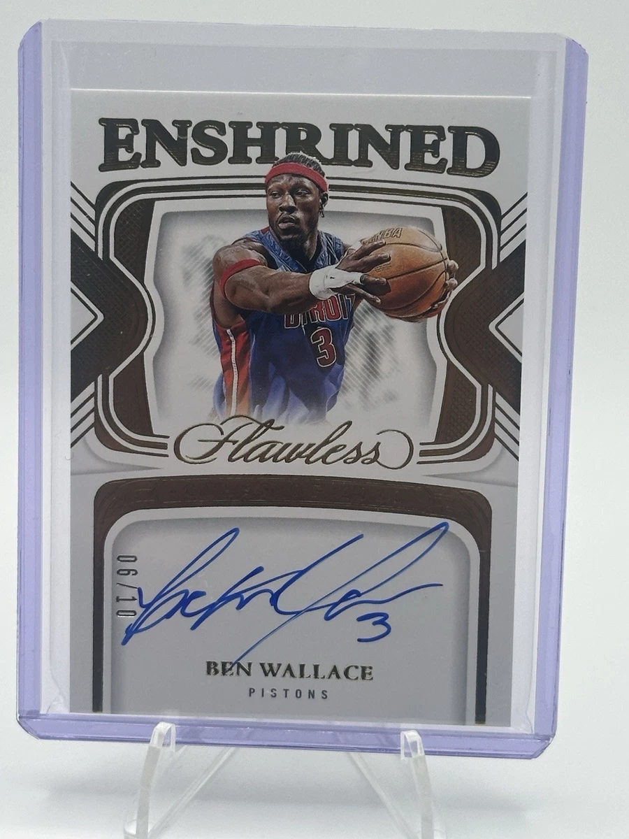 Ben Wallace Basketball Autographed Sports Trading Cards