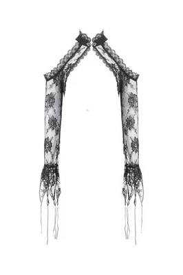 Bolero de encaje floral con hombros descubiertos punk gótico negro Dark In Love para mujer  Foto 1 de 4