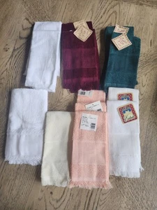 Charles Craft Tea Towels For Embroidery Towels Lot Of 13 New NOS Vintage Guest  - Picture 1 of 12
