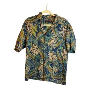 Camicia Tori Richard Honolulu uomo taglia media verde hawaiano - Foto 1 di 3