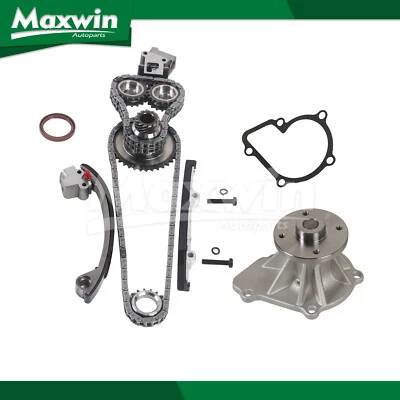 Kit de cadena de distribución del motor con bomba de agua para 91-98 Nissan 240SX KA24DE  Foto 1 de 4