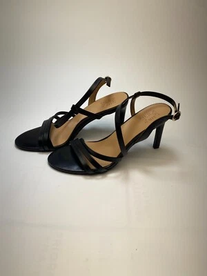 Tacón de cuero con correa negra Naturalizer para mujer talla 11 Foto 1 de 4