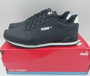 PUMA ST Runner v2 UNISEX Black UK Size 4. S64B - Picture 1 of 13