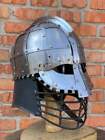 Helmet Steel Armor Viking Helmet Medieval Armor Viking Helmet 16 Gauge