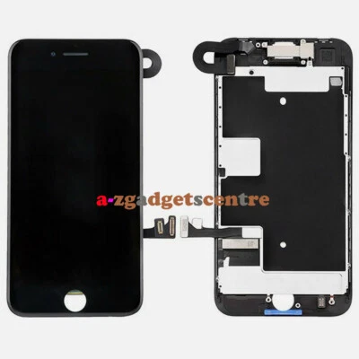 For iPhone 8/SE 2020 Black LCD Touch Screen Digitizer +Camera Sensor&Small Parts - Image 1 of 4