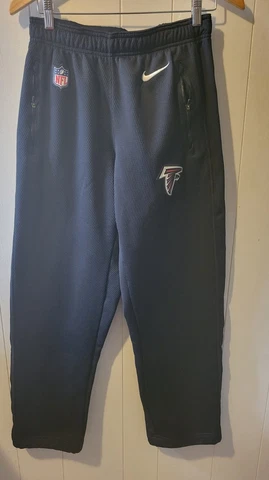NIKE Men's NFL OnField ATLANTA FALCONS Thermr-Fit Black Training Sweatpants S Cover