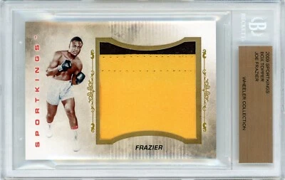 2009 SPORTKINGS BOX TOP REDEMPTION - 1/1 JOE FRAZIER FIGHT-WORN ROBE MEMORABILIA - Image 1 of 2