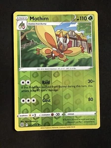 Pokemon TCG Mothim 011/172 2022 Brilliant Stars Reverse Holo Rare Card - Picture 1 of 2
