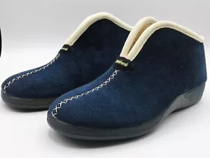Slippers - Ladies - DeValverde 9709/9109 Marino (Navy) - Picture 1 of 4
