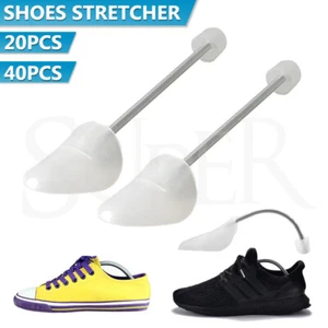 20/40X Shoe Tree Trees Plastic Maintain Shape Shoe Footwear White Shoe Stretcher - Picture 1 of 16
