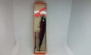 Vtg Bomber Long A Color C Lector Blk/Purp 15A 4.5" 15ACC1 Screwtail Fishing Lure - Picture 1 of 9