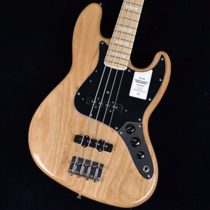 Fender Japan Traditional 70s Jazz Bass Natural with gig bag - Picture 1 of 9