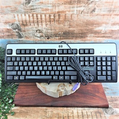 VTG Computer Keyboard PS/2 Serial PC HP English Wired KB-0316 Clicky SK-2880 - Image 1 of 4