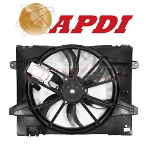 APDI Dual Radiator & Condenser Fan Assembly for 2006-2011 Ford Crown kn