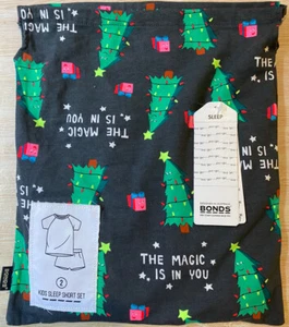 Bonds Christmas Pyjama Set with PJ Bag - Size 2 - Picture 1 of 1