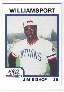 1987 Williamsport Bills (Double A-Cleveland Indians) Jim Bishop
