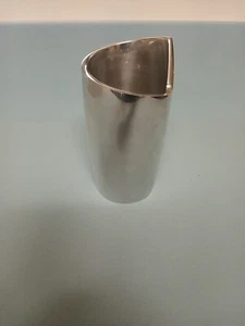 VTG Nambe Spiral Pattern Wine Chiller 6190 Aluminum Alloy 8.5" PRE-LOVED - Picture 1 of 15